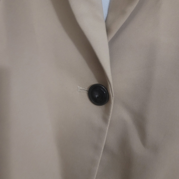 Zara Beige Tailored Blazer Jacket, Made In Spain - Picture 2 of 7